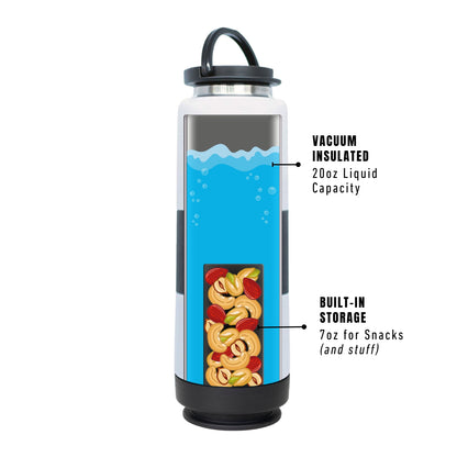Orca | FLPSDE Water Bottle with Snack Storage