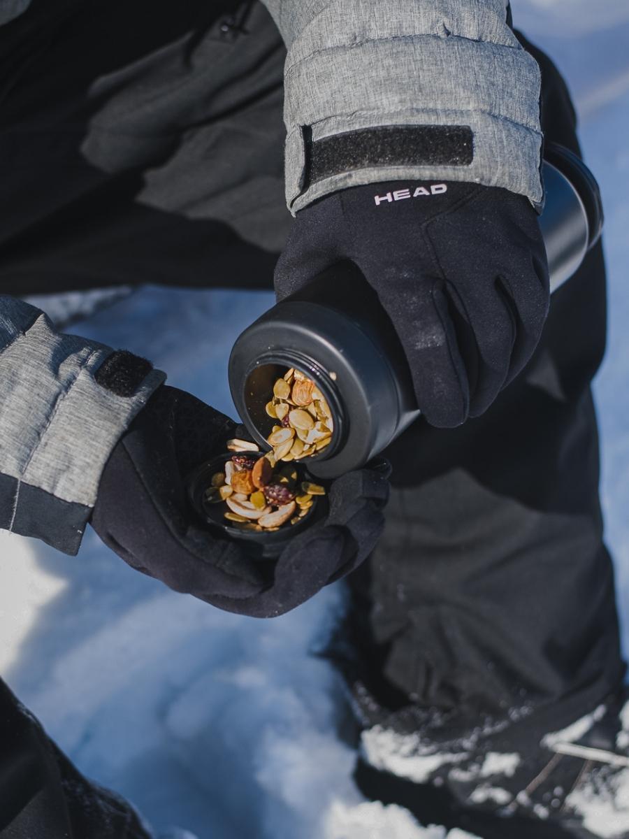 Midnight | FLPSDE Water Bottle with Snack Storage