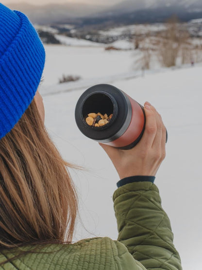 Clay | FLPSDE Water Bottle with Snack Storage