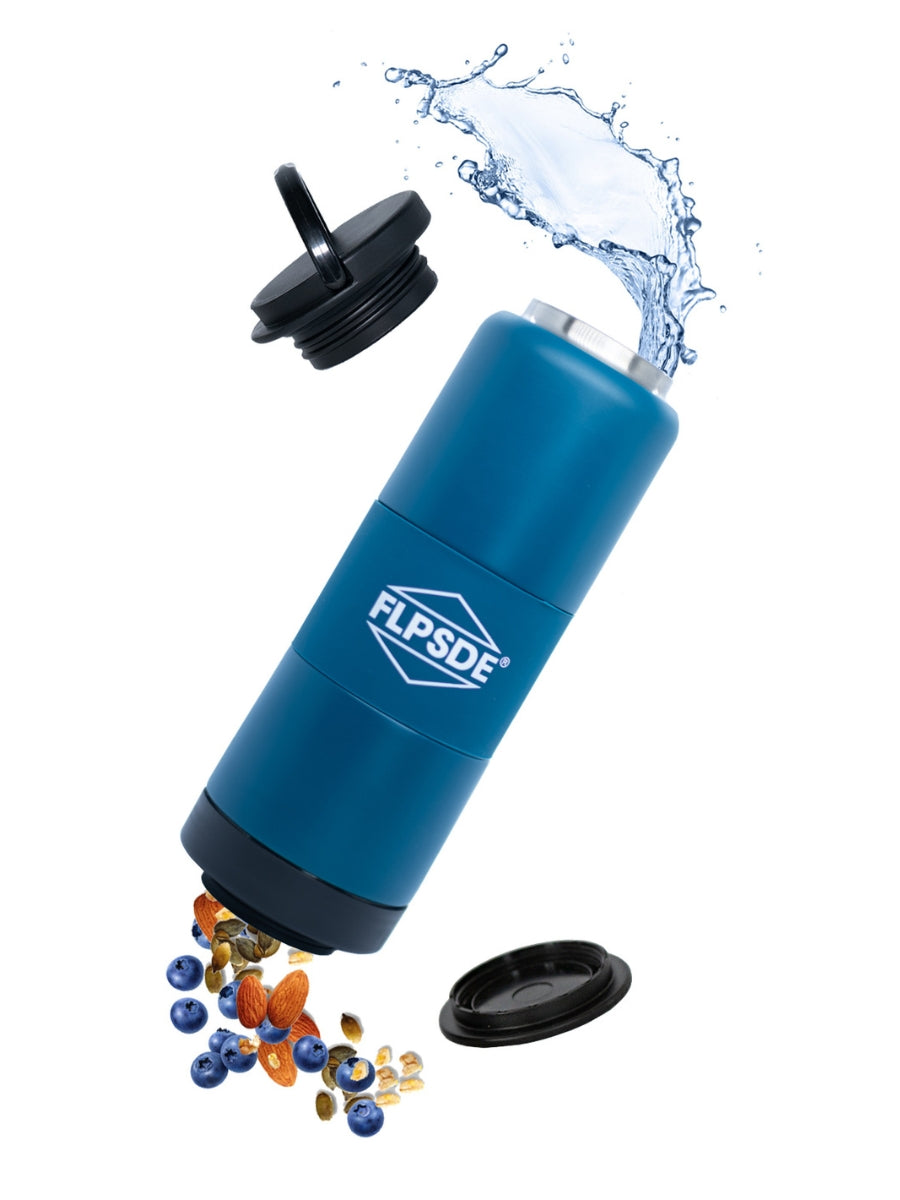 Ocean View | FLPSDE Water Bottle with Snack Storage