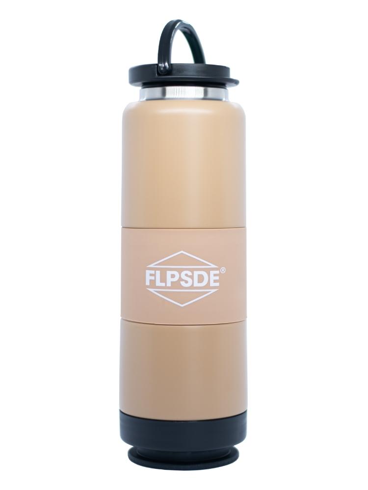 Sand | FLPSDE Water Bottle with Snack Storage